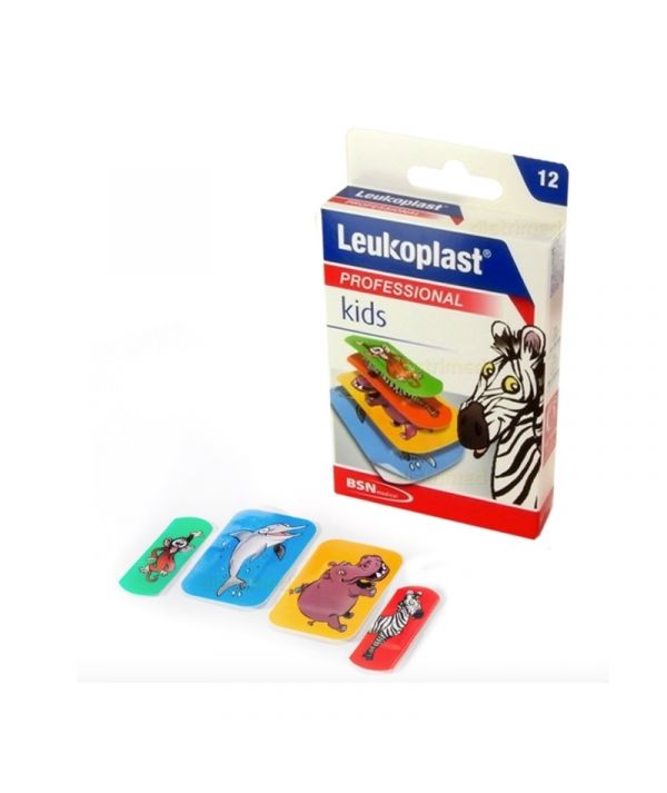 Leukoplast Kids BSN - Pansements colorés - Boite de 12